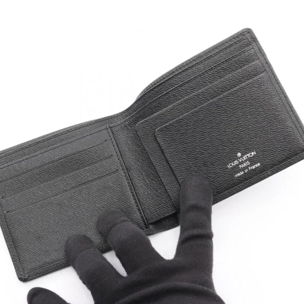 Louis Vuitton Bill Purse Porte Billets Cult Cles Ardoise Leather Black - Picture 3 of 8